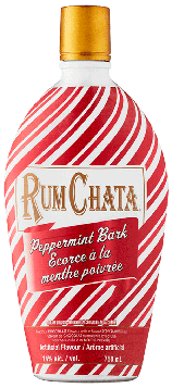 Bouteille de Rumchata Ecorce a la menthe poivree.